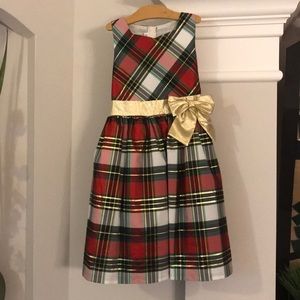 Bonnie Jean Plaid Christmas Dress